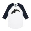 AS Colour - 3/4 Raglan Baseball Sleeve Tee Thumbnail