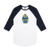 AS Colour - 3/4 Raglan Baseball Sleeve Tee Thumbnail