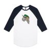 AS Colour - 3/4 Raglan Baseball Sleeve Tee Thumbnail