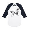AS Colour - 3/4 Raglan Baseball Sleeve Tee Thumbnail
