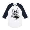 AS Colour - 3/4 Raglan Baseball Sleeve Tee Thumbnail