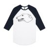 AS Colour - 3/4 Raglan Baseball Sleeve Tee Thumbnail