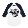 AS Colour - 3/4 Raglan Baseball Sleeve Tee Thumbnail