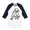 AS Colour - 3/4 Raglan Baseball Sleeve Tee Thumbnail