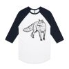 AS Colour - 3/4 Raglan Baseball Sleeve Tee Thumbnail