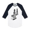 AS Colour - 3/4 Raglan Baseball Sleeve Tee Thumbnail