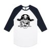 AS Colour - 3/4 Raglan Baseball Sleeve Tee Thumbnail