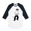 AS Colour - 3/4 Raglan Baseball Sleeve Tee Thumbnail