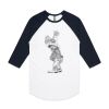 AS Colour - 3/4 Raglan Baseball Sleeve Tee Thumbnail