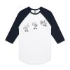 AS Colour - 3/4 Raglan Baseball Sleeve Tee Thumbnail