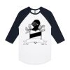 AS Colour - 3/4 Raglan Baseball Sleeve Tee Thumbnail