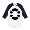 AS Colour - 3/4 Raglan Baseball Sleeve Tee Thumbnail