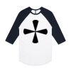 AS Colour - 3/4 Raglan Baseball Sleeve Tee Thumbnail