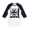 AS Colour - 3/4 Raglan Baseball Sleeve Tee Thumbnail