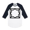 AS Colour - 3/4 Raglan Baseball Sleeve Tee Thumbnail