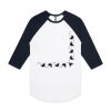 AS Colour - 3/4 Raglan Baseball Sleeve Tee Thumbnail