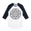 AS Colour - 3/4 Raglan Baseball Sleeve Tee Thumbnail