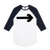 AS Colour - 3/4 Raglan Baseball Sleeve Tee Thumbnail