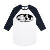 AS Colour - 3/4 Raglan Baseball Sleeve Tee Thumbnail