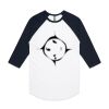 AS Colour - 3/4 Raglan Baseball Sleeve Tee Thumbnail