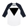 AS Colour - 3/4 Raglan Baseball Sleeve Tee Thumbnail