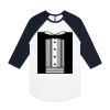 AS Colour - 3/4 Raglan Baseball Sleeve Tee Thumbnail