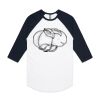 AS Colour - 3/4 Raglan Baseball Sleeve Tee Thumbnail