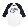 AS Colour - 3/4 Raglan Baseball Sleeve Tee Thumbnail