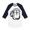 AS Colour - 3/4 Raglan Baseball Sleeve Tee Thumbnail