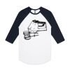 AS Colour - 3/4 Raglan Baseball Sleeve Tee Thumbnail