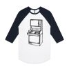 AS Colour - 3/4 Raglan Baseball Sleeve Tee Thumbnail