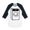 AS Colour - 3/4 Raglan Baseball Sleeve Tee Thumbnail