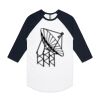 AS Colour - 3/4 Raglan Baseball Sleeve Tee Thumbnail