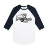 AS Colour - 3/4 Raglan Baseball Sleeve Tee Thumbnail
