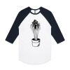 AS Colour - 3/4 Raglan Baseball Sleeve Tee Thumbnail