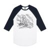 AS Colour - 3/4 Raglan Baseball Sleeve Tee Thumbnail