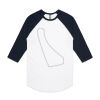 AS Colour - 3/4 Raglan Baseball Sleeve Tee Thumbnail
