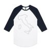AS Colour - 3/4 Raglan Baseball Sleeve Tee Thumbnail