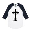AS Colour - 3/4 Raglan Baseball Sleeve Tee Thumbnail