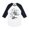 AS Colour - 3/4 Raglan Baseball Sleeve Tee Thumbnail