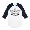 AS Colour - 3/4 Raglan Baseball Sleeve Tee Thumbnail