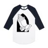 AS Colour - 3/4 Raglan Baseball Sleeve Tee Thumbnail