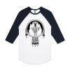 AS Colour - 3/4 Raglan Baseball Sleeve Tee Thumbnail