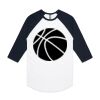 AS Colour - 3/4 Raglan Baseball Sleeve Tee Thumbnail