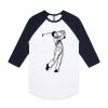 AS Colour - 3/4 Raglan Baseball Sleeve Tee Thumbnail