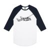 AS Colour - 3/4 Raglan Baseball Sleeve Tee Thumbnail