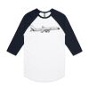 AS Colour - 3/4 Raglan Baseball Sleeve Tee Thumbnail