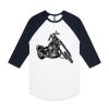 AS Colour - 3/4 Raglan Baseball Sleeve Tee Thumbnail
