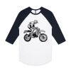 AS Colour - 3/4 Raglan Baseball Sleeve Tee Thumbnail