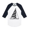 AS Colour - 3/4 Raglan Baseball Sleeve Tee Thumbnail